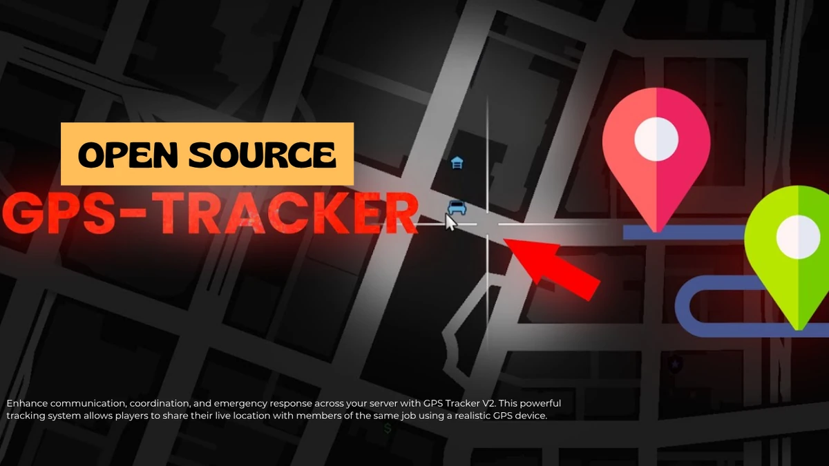 GPS Tracker V2 FiveM | Open Source Job Tracking & GPS System
